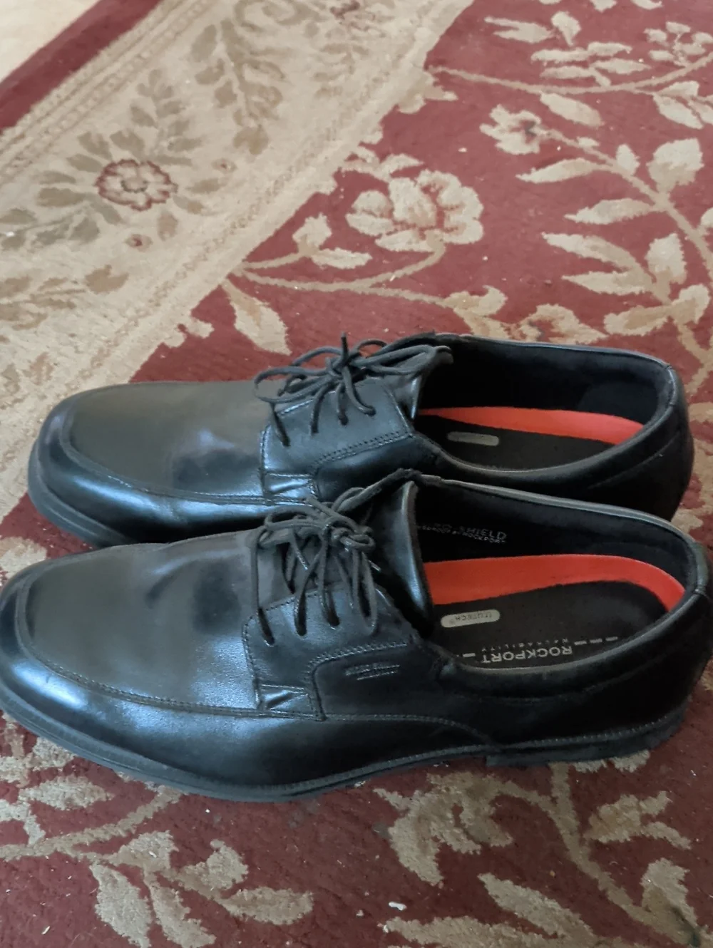 Rockport Black Lace-Up Men's Dress Derbys